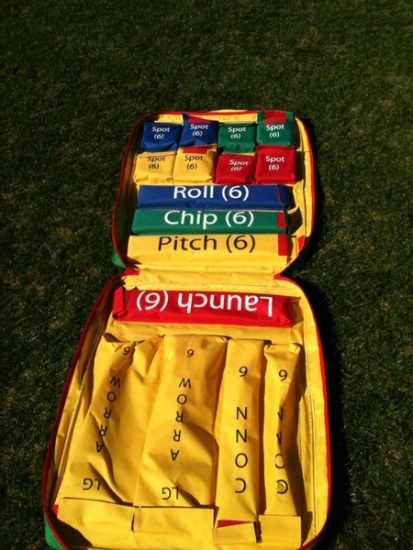 Scoring Zones equipment in its carrier